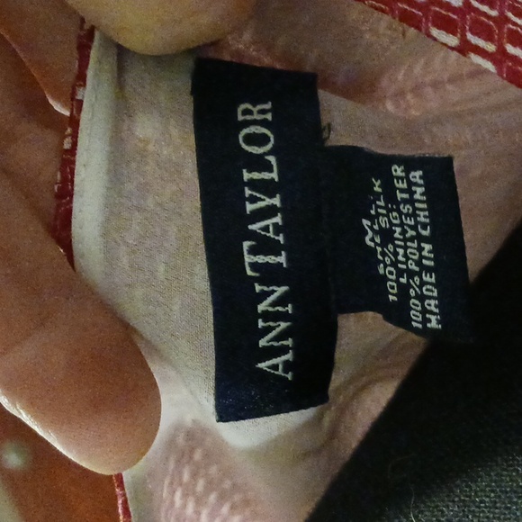 Special 2/$25 Ann Taylor Silk Blouse - Picture 5 of 5